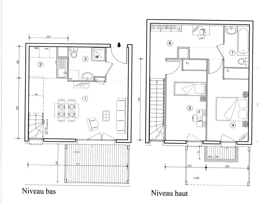Plan du logement de Pantin